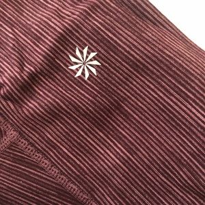 Maroon Athleta workout pants